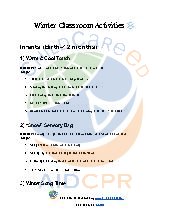 Winter Classroom Activities 