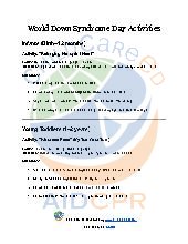 World Down Syndrome Day Activities