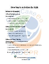 New Year&rsquo;s Activities for Kids