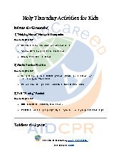 Holy Thursday Activities for Kids