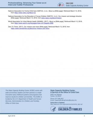 Infant/Toddler Professionals: Collaborating with others