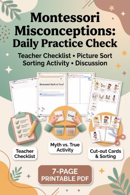 Montessori Misconceptions: Daily Practice Check