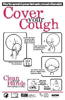 Cover Your Cough (Classroom Health Poster)