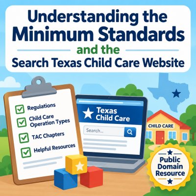 Understanding Texas Child Care Minimum Standards and the Child Care Website