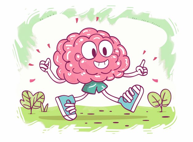 Cheerful Brain on a Joyful Run